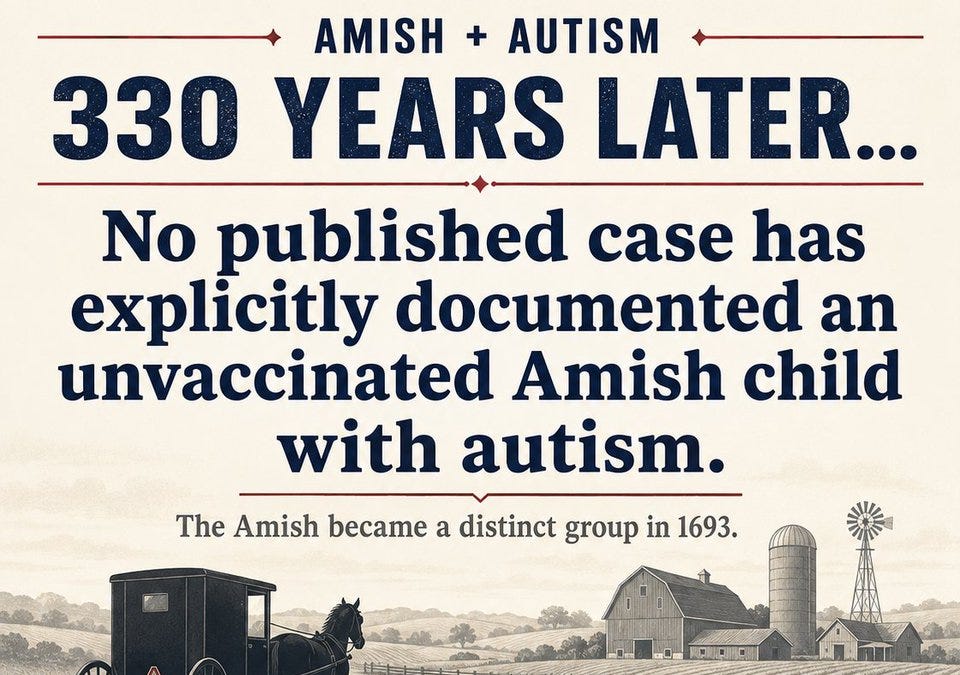 President Trump retweeted my tweet on autism and the Amish