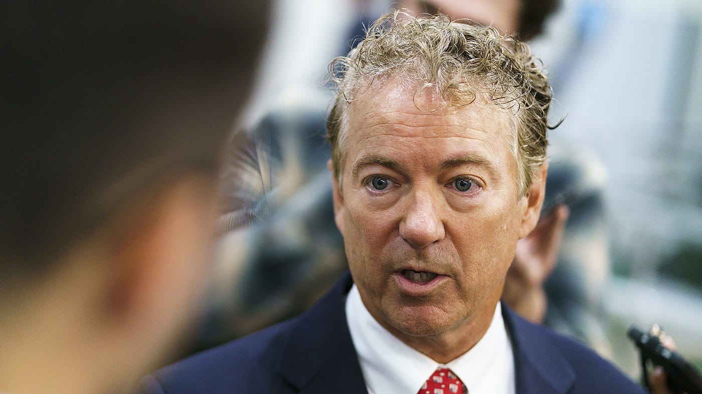 Rand Paul slams McConnell's 'outrageous' support for standalone foreign aid  bill