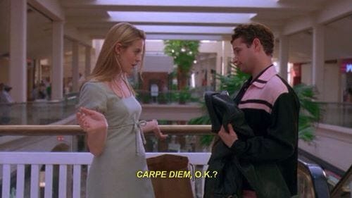 Carpe Diem, ok? | Clueless movie, Gold movie, Clueless