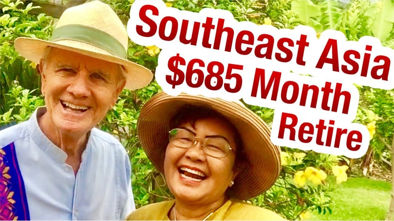 EARLY Retirement Southeast Asia $685 A MONTH Cambodia Khmer, Laos - YouTube