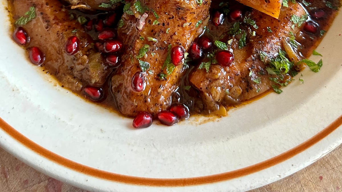 Recipe: Braised Lamb with Quince & Saffron 