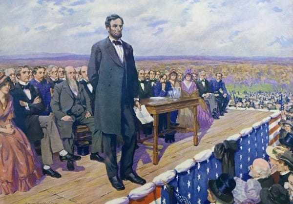 Abraham Lincoln Presenting the Gettysburg Address | Civil War Artifacts - For Sale in Gettysburg