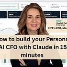 How to build your Personal AI CFO with Claude in 15 minutes 