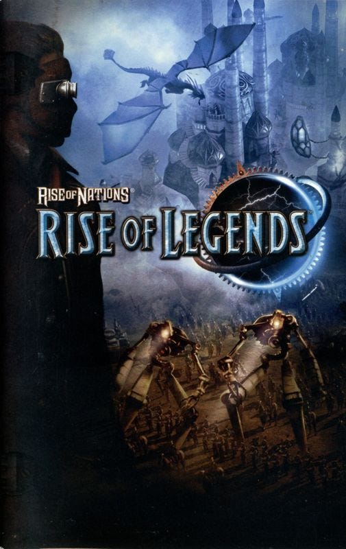 Rise of Nations: Rise of Legends cover or packaging material ...