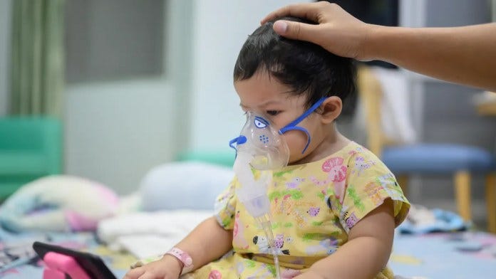 Sick baby in hospital Sick baby in hospital