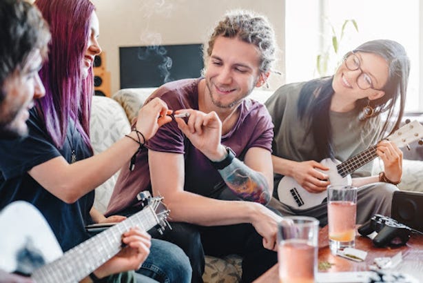 people smoking