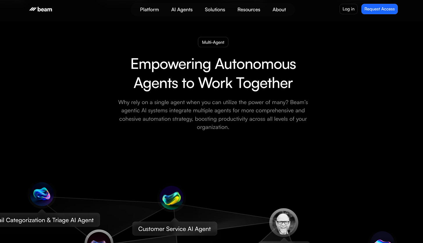 Beam’s agentic AI systems integrate multiple agents.