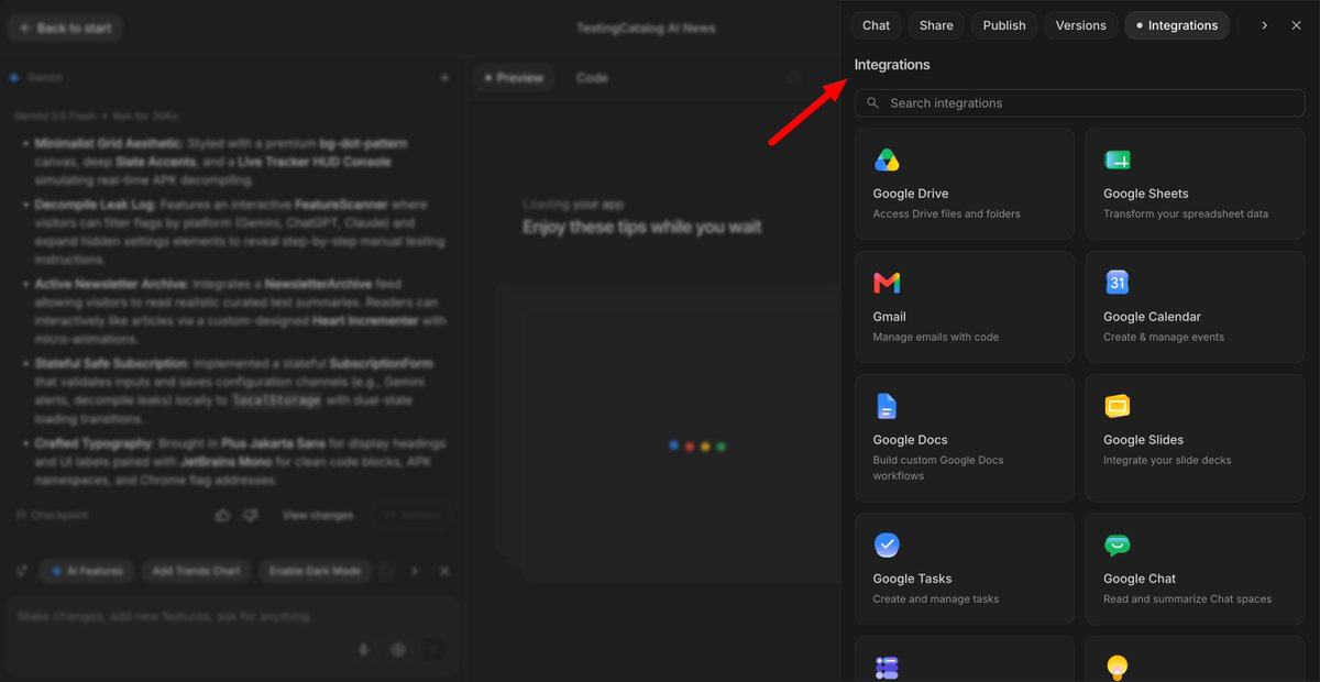 Google AI Studio greift direkt auf Gmail und Kalender zu Google AI Studio greift direkt auf Gmail und Kalender zu