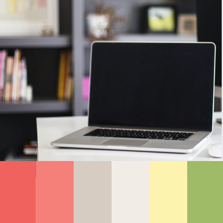 A collection of images with colors that correspond to the seasons