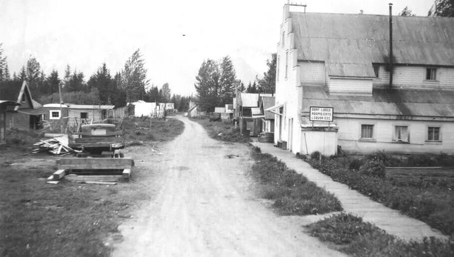 Girdwood, Alaska in 1948. Girdwood, Alaska in 1948.