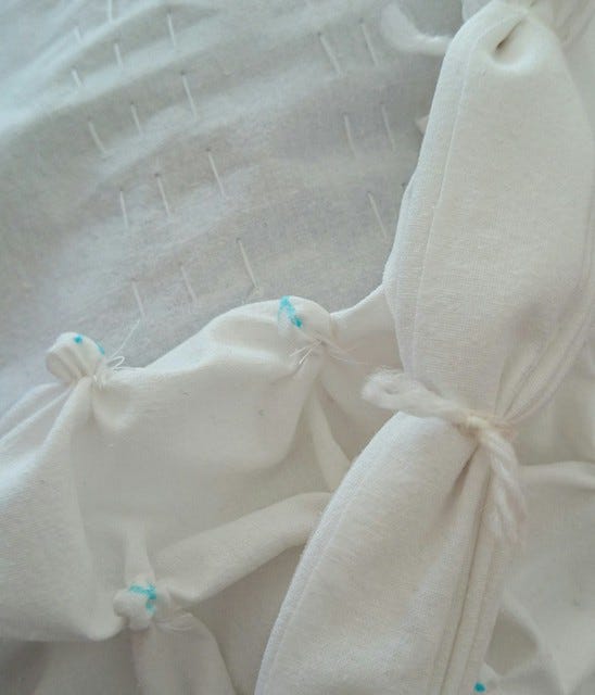 Shibori preparation Shibori preparation