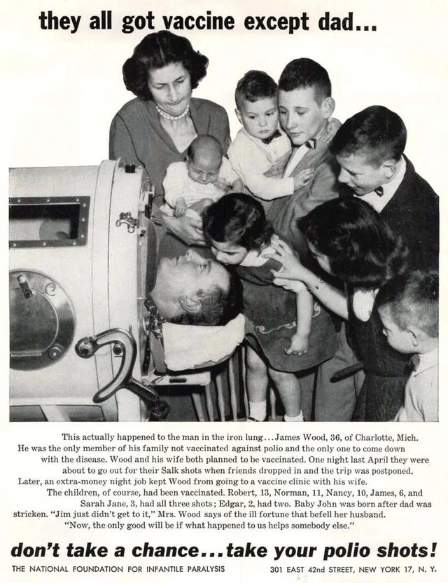 Polio vaccine ad