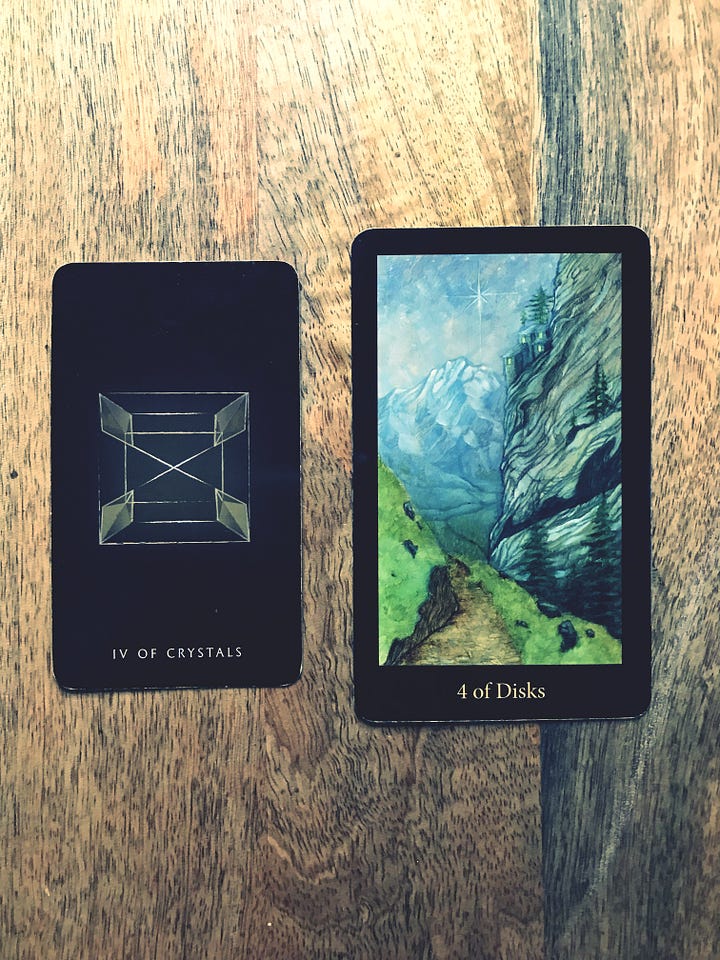Featured: TOTEM Tarot Deck and Mary-El Tarot Deck.