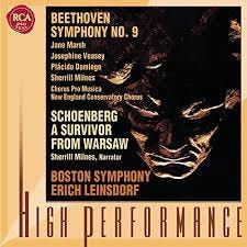 Arnold Schoenberg, Ludwig van Beethoven, Erich Leinsdorf, Boston Symphony  Orchestra, Sherrill Milnes, Josephine Veasey, Jane Marsh, Plácido Domingo,  Chorus Pro Musica - Beethoven: Symphony No. 9 - Choral / Schoenberg: A  Survivor