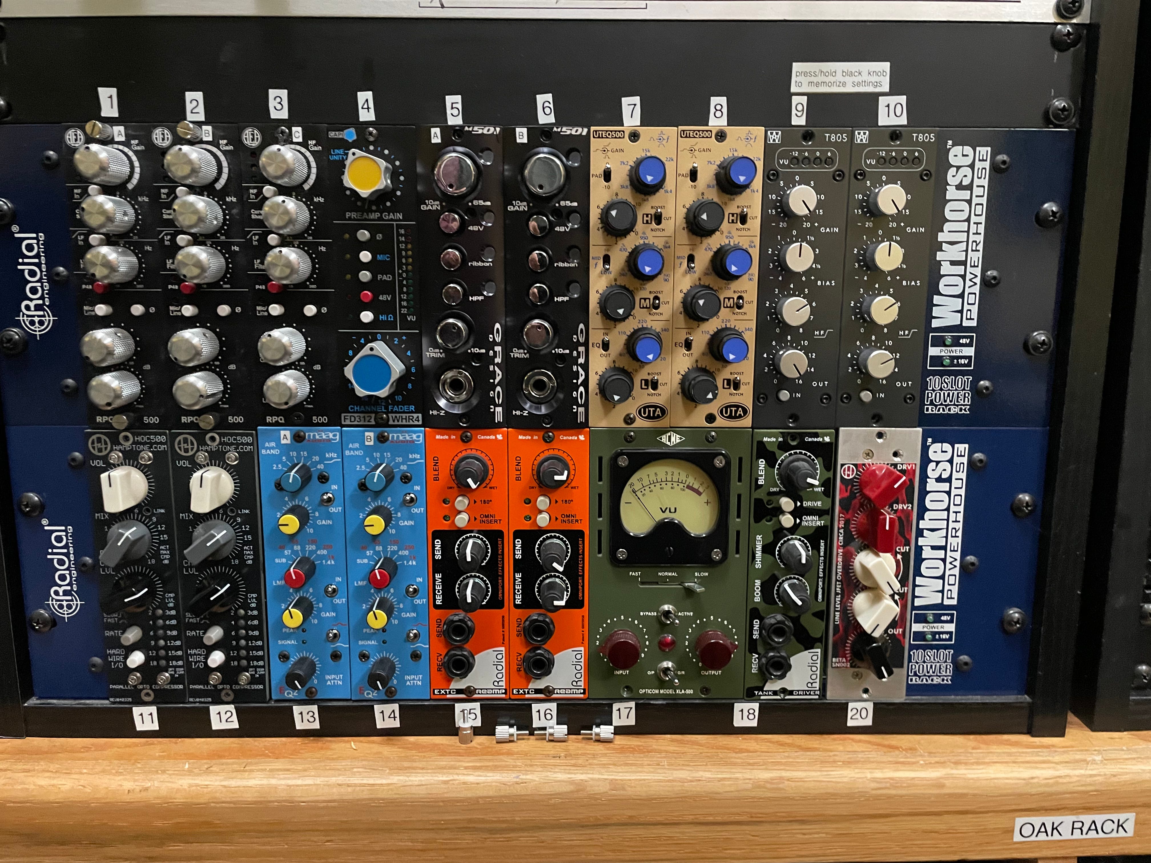 500 Series Racks - Jackpot! Recording Studio's Substack