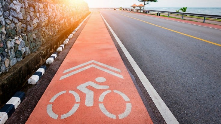 Spring is the best time to go cycling in South Korea