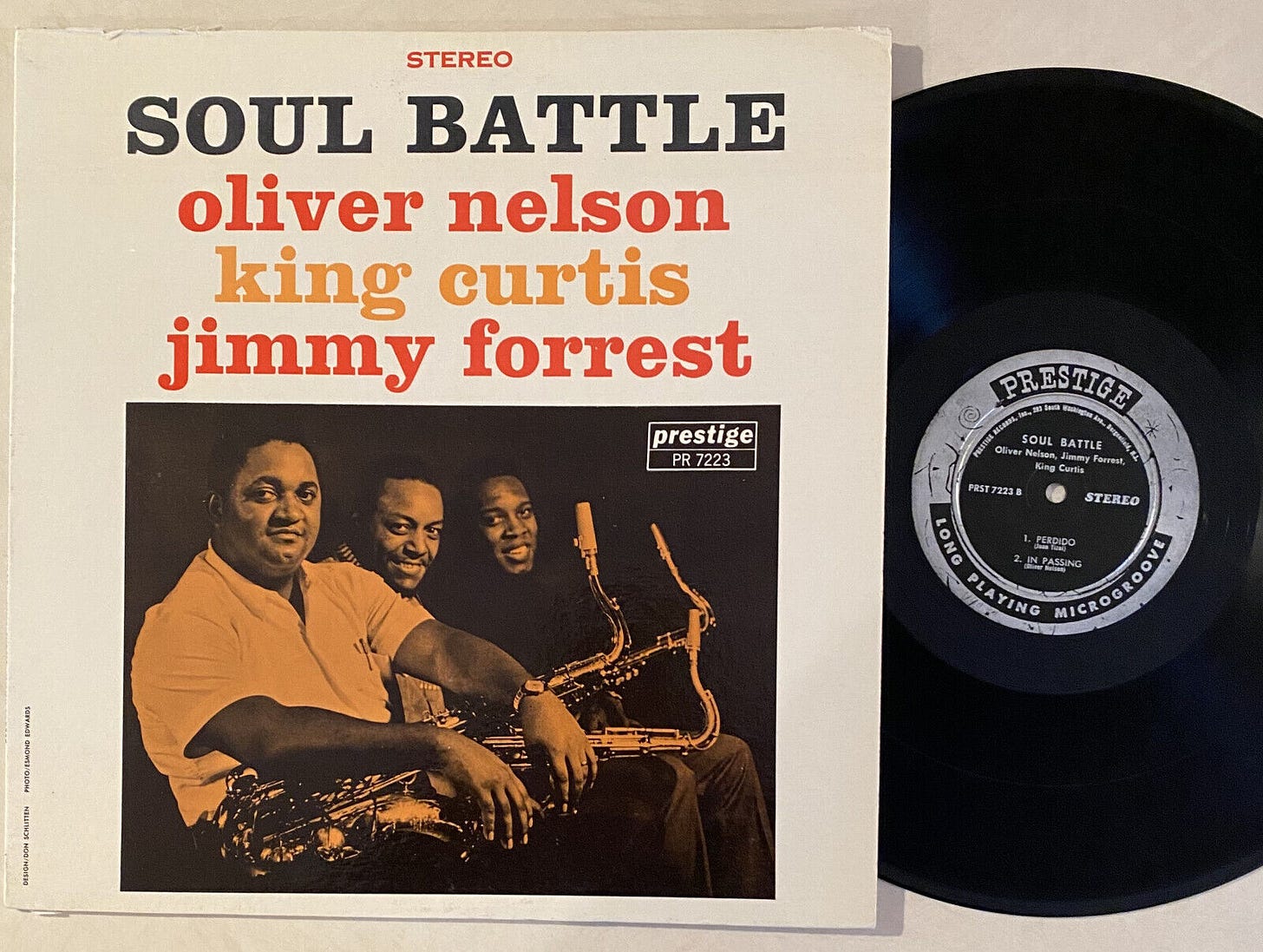 OLIVER NELSON & KING CURTIS Soul Battle Jimmy Forrest Roy Haynes Prestige RVG LP