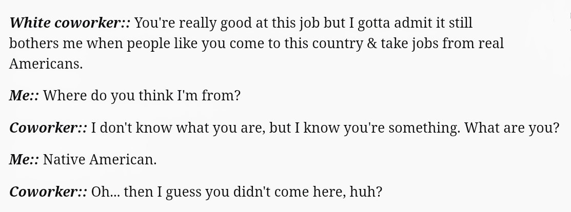 One of my posts in the 2010 Microaggressions Project which asked people to share personal stories