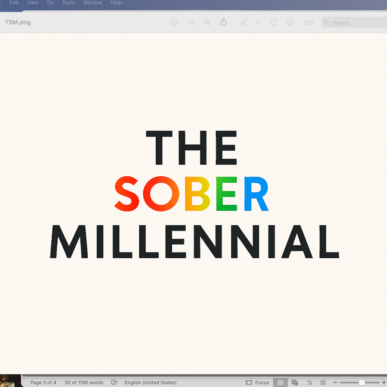 The Sober Millennial 