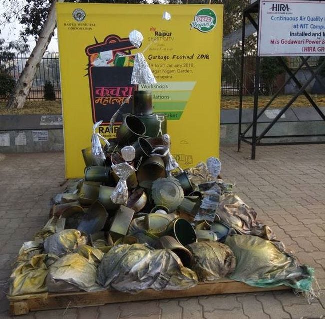 First Time In India, A Kachra Mahotsav Is Being Held In Raipur To Instill Habit Of Recycling Among People 