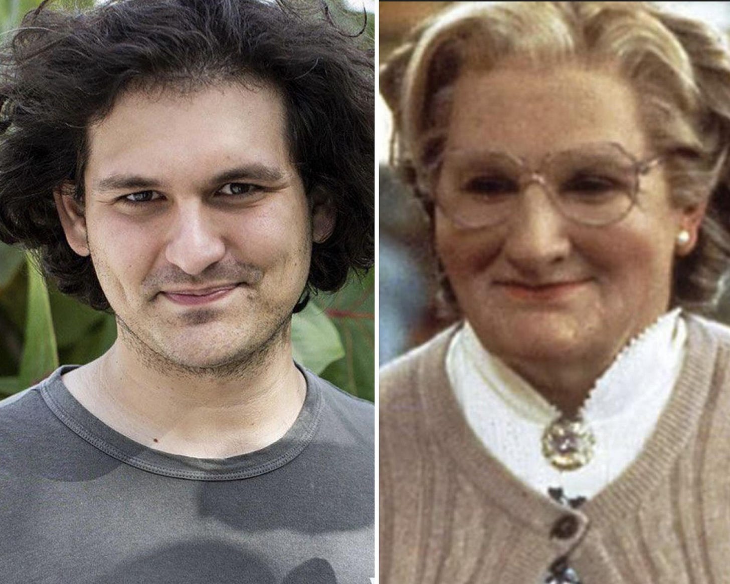 Sam Bankman Fried looks like a Portuguese Mrs. Doubtfire : r ...