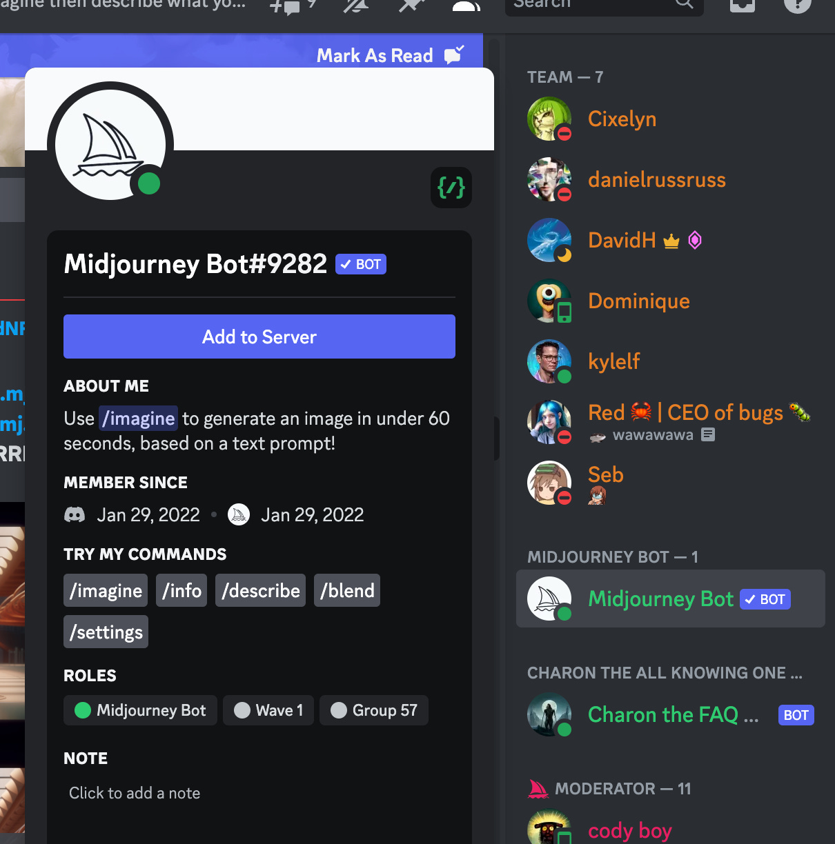 discord server bot