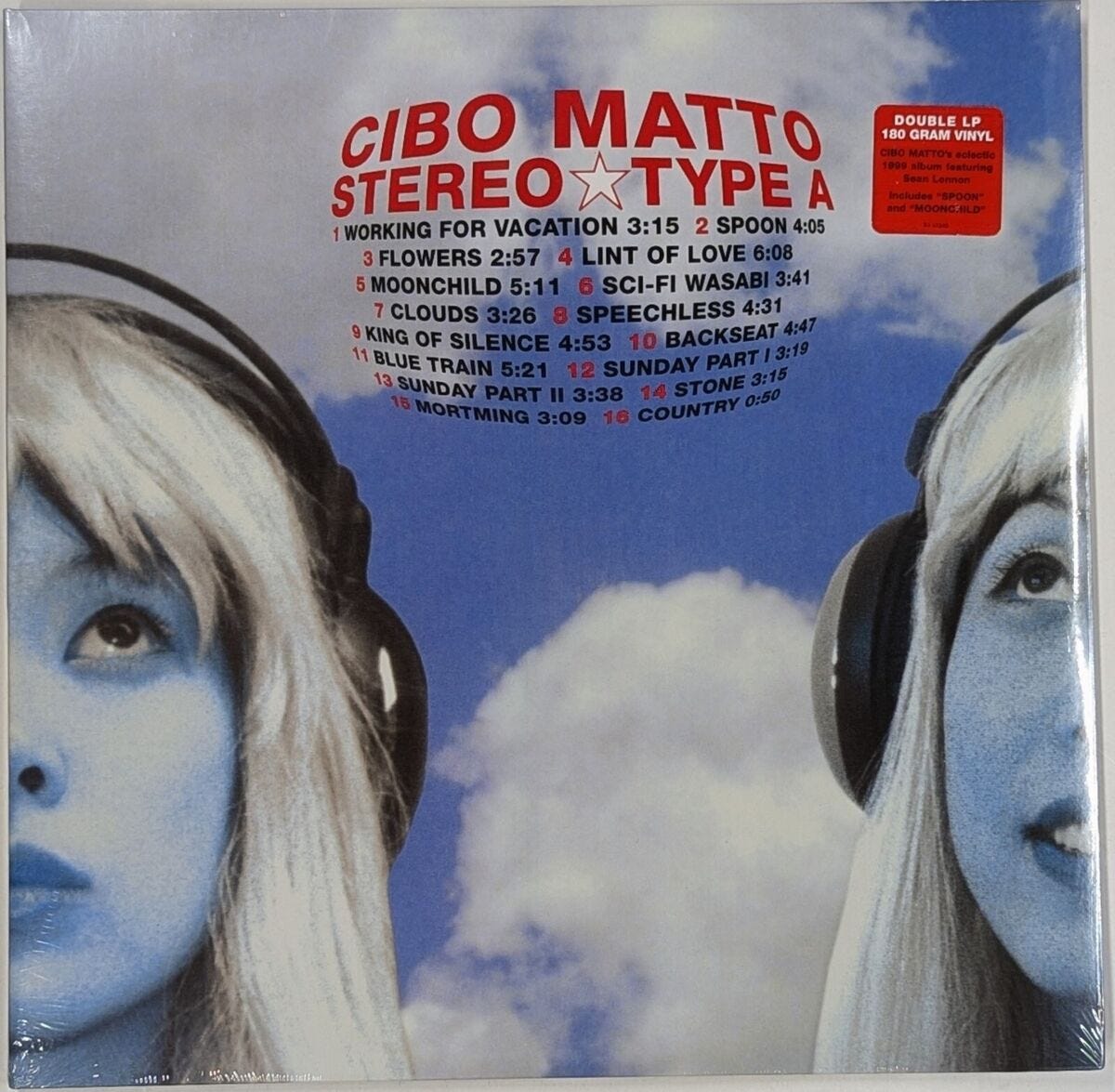 CIBO MATTO Stereo Type A SEALED 180 Gram 2LP