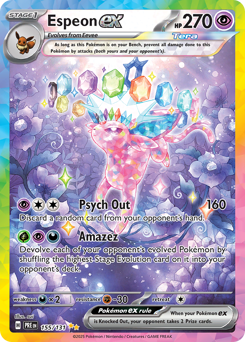 Espeon ex — Prismatic Evolutions, 155/131 Espeon ex — Prismatic Evolutions, 155/131