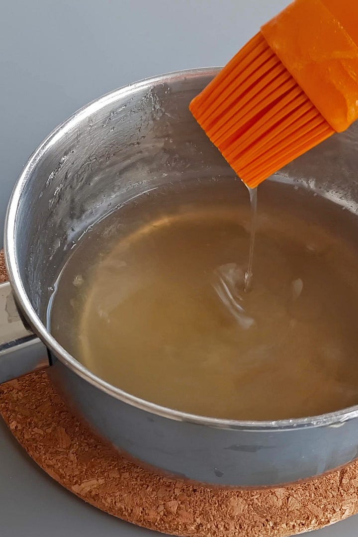 no gelatin fruit glaze