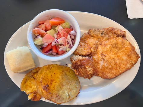 plates of food from oak hill bar & grill