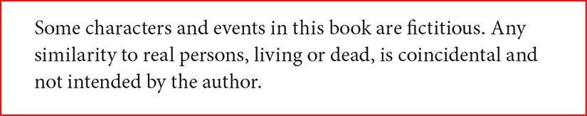 Add a disclaimer to your novel.