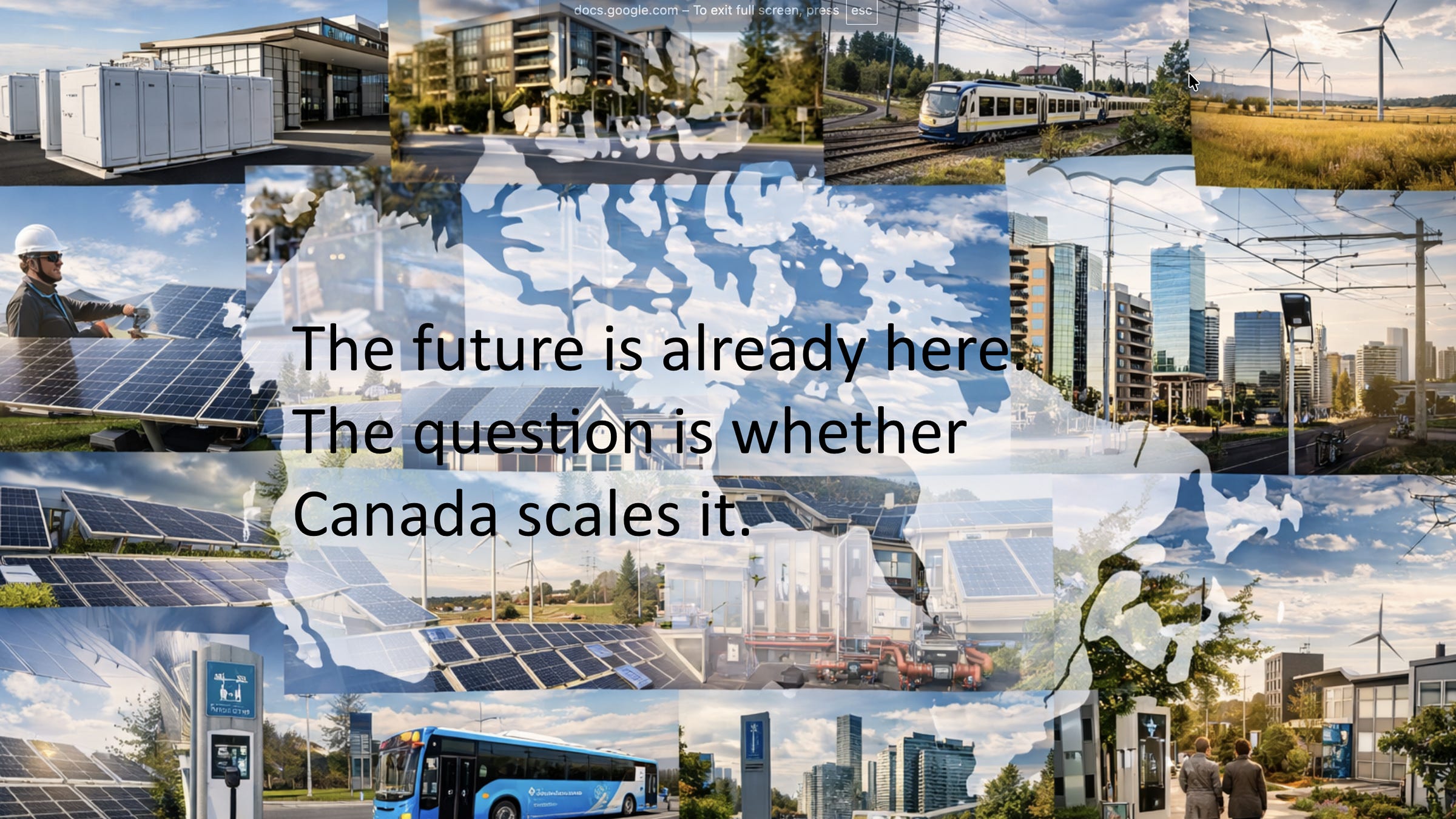 Slide from author's presentation to a Canadian climate action citizens group Slide from author's presentation to a Canadian climate action citizens group