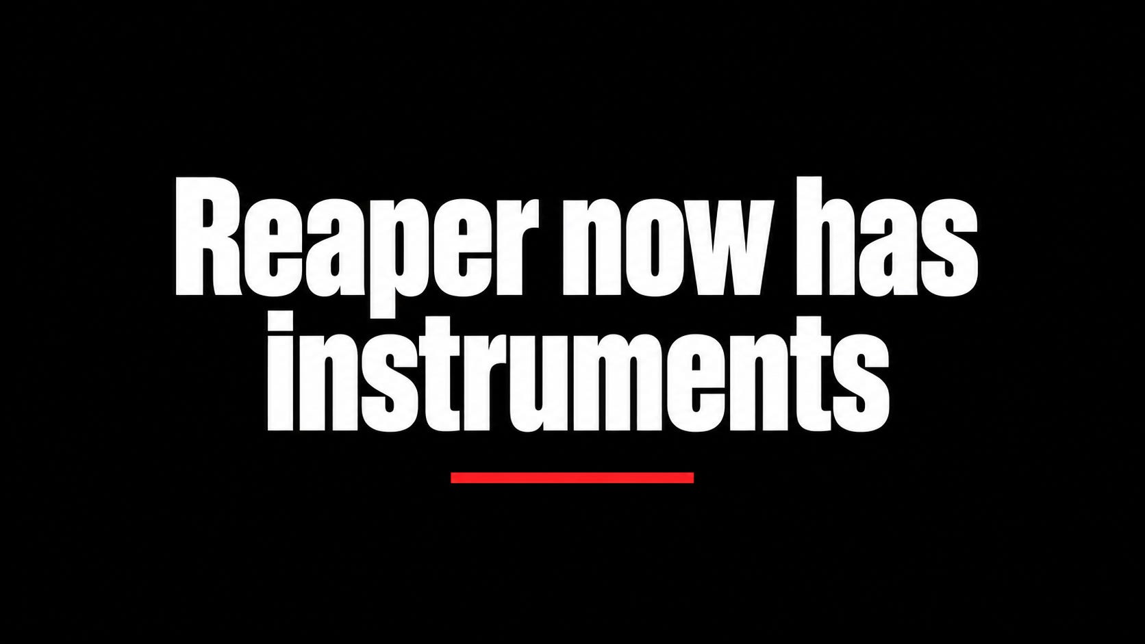 REAPER now has instruments, and it’s a big deal