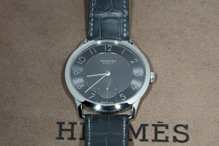 Slim d'Hermès gray dial Slim d'Hermès gray dial