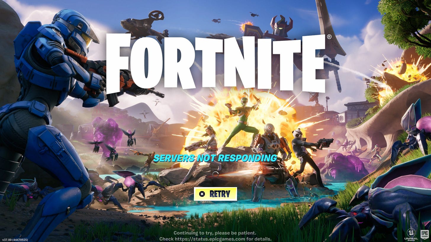 Is Fortnite down? How long is the Fortnite downtime? | GamesRadar+ Is Fortnite down? How long is the Fortnite downtime? | GamesRadar+