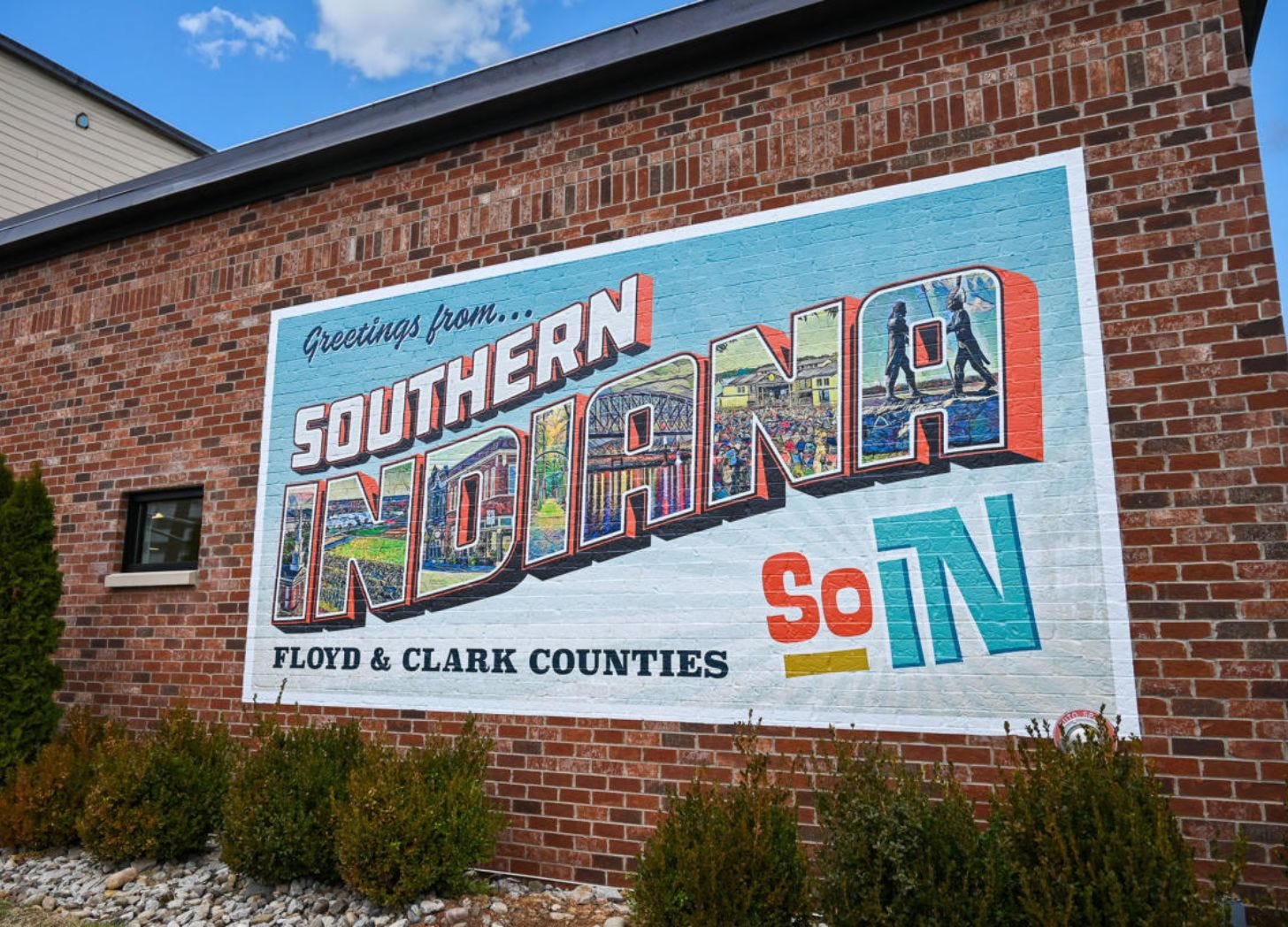 The Southern Indiana Visitor Center in downtown Jeffersonville, serving as a community-oriented space where visitors get their bearings and discover local businesses.