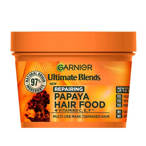 Papaya & Amla Hair Food Mask for Damaged Hair | Garnier UK