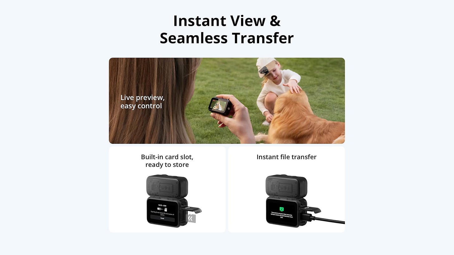 DJI Osmo Nano Review - Data