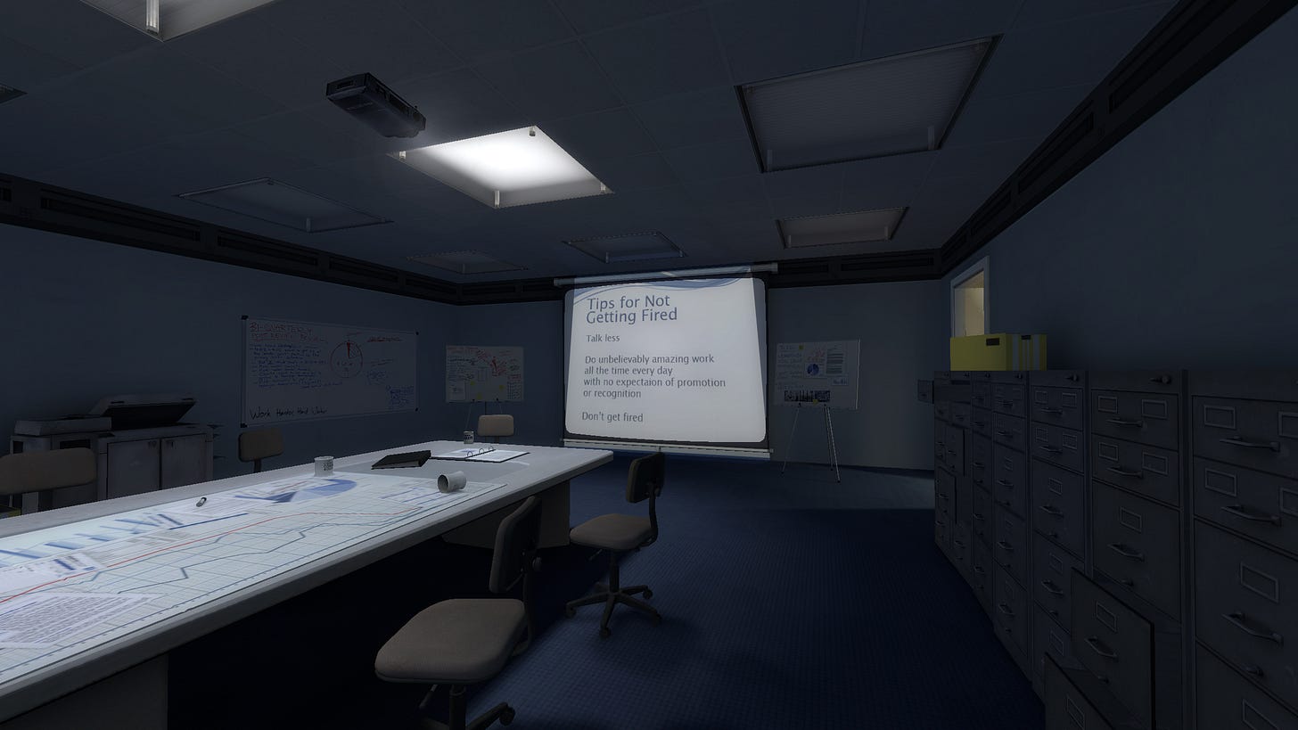 Gameplay in The Stanley Parable