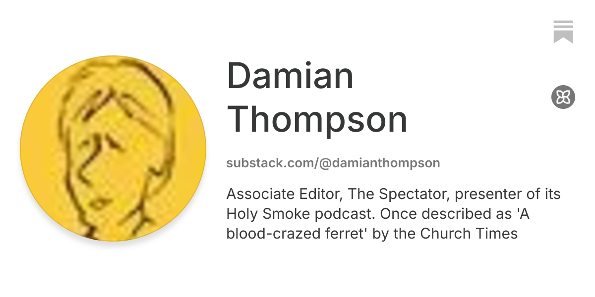 Damian Thompson | Substack