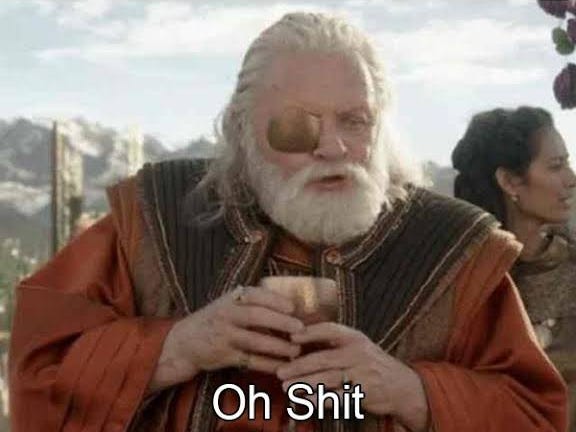 Thor Ragnarok Odin Oh Shit Meme Generator - Imgflip
