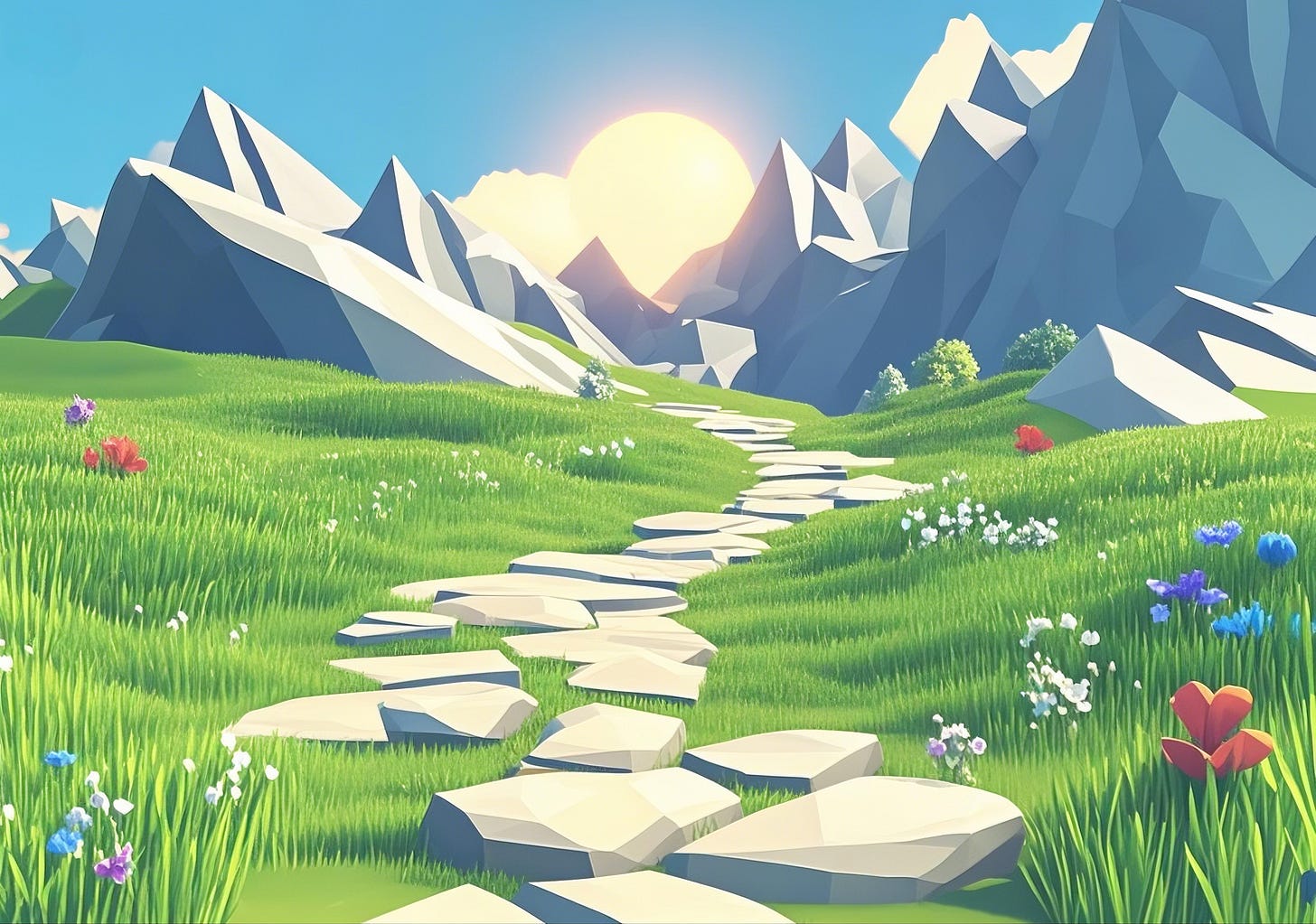 grassy path