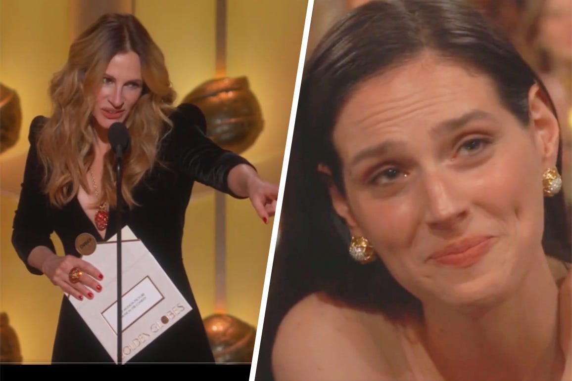 The Julia Roberts 'Sorry Baby' Shout Out Gave Eva Victor A Bigger Awards  Season Boost Than Any Actual Golden Globe Winner | Decider