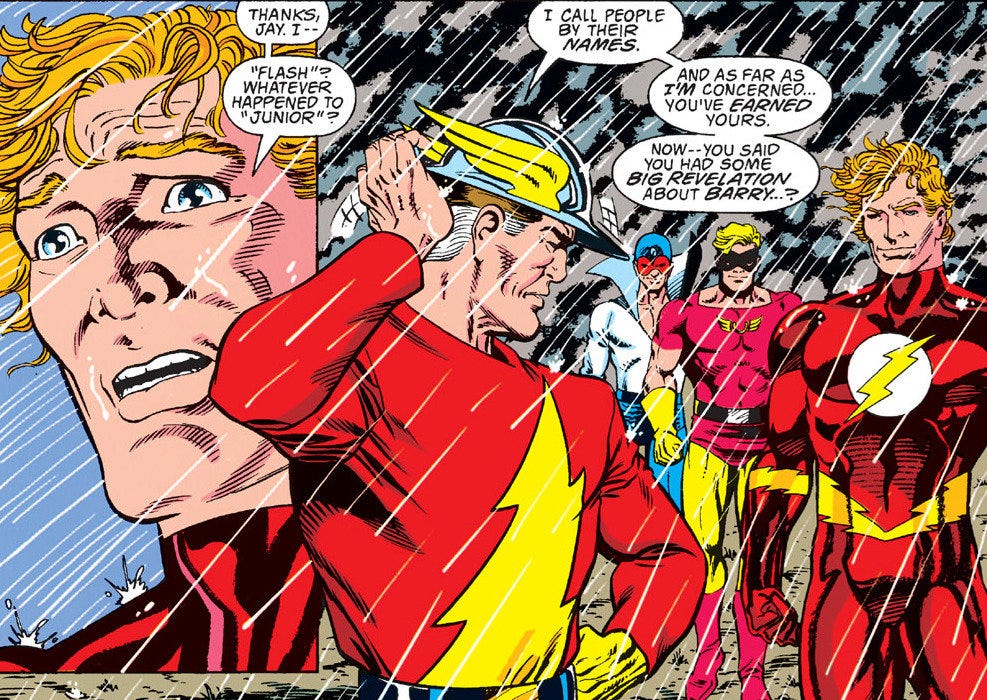 New code name for Wally West : r/DCcomics