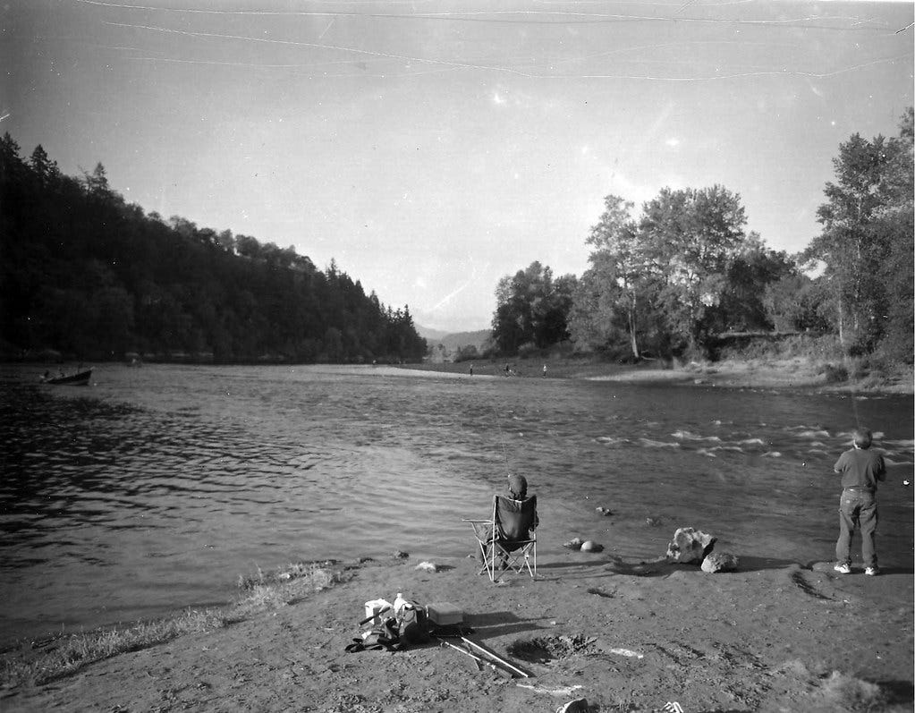 Fishing at River Forks Oregon Fishing at River Forks Oregon