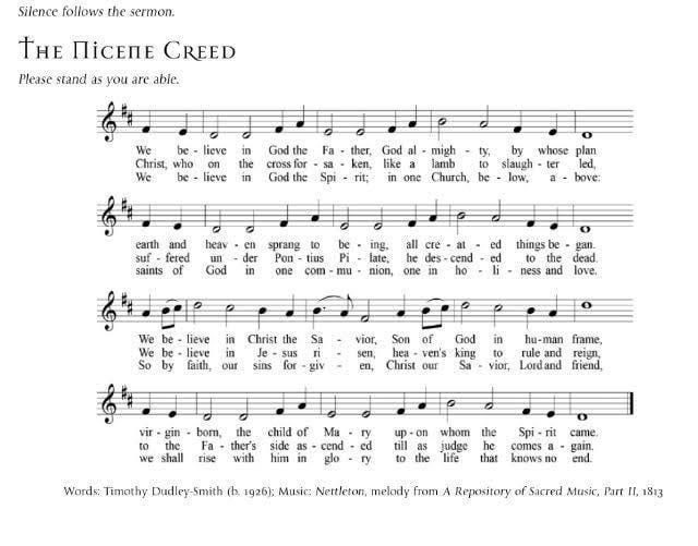 r/Anglicanism - A Paraphrastic Sung Creed