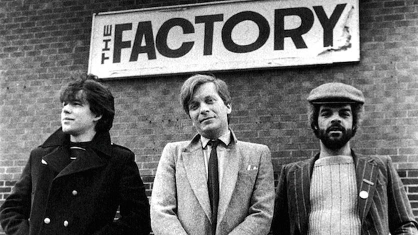 Peter Saville, Tony Wilson, & Alan Erasmus - 1979