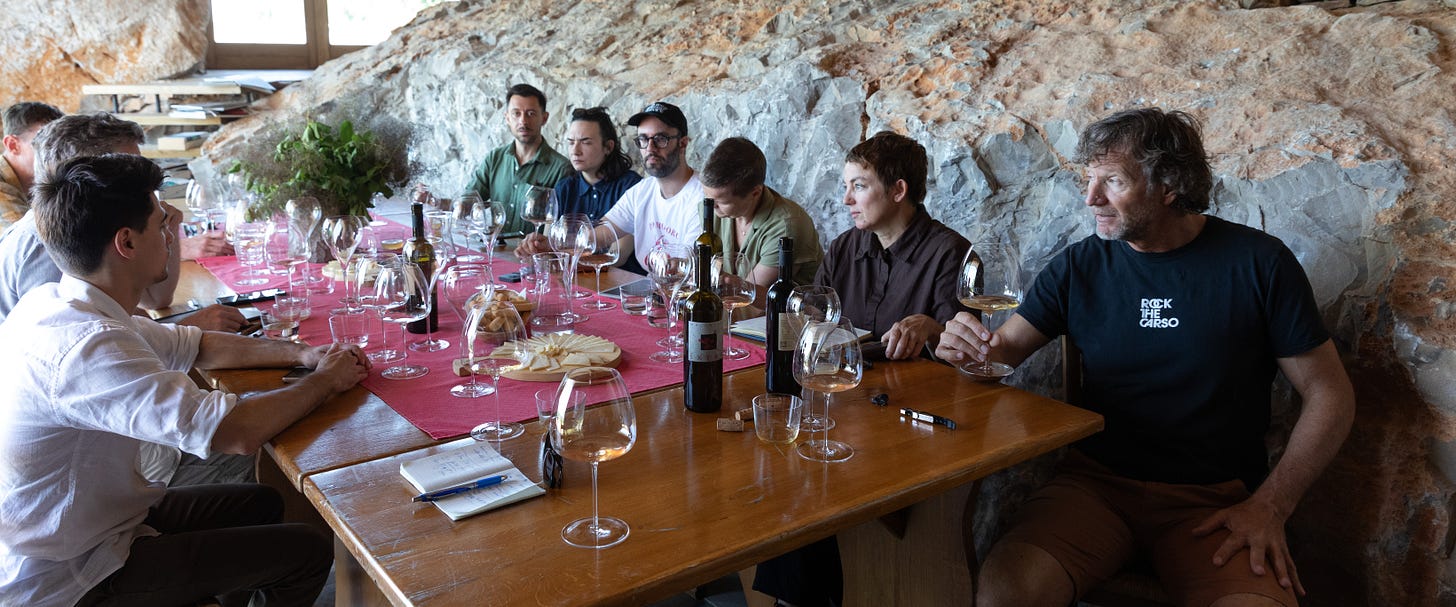 The spectacular new tasting room. Photo: Jaka Jeraša The spectacular new tasting room. Photo: Jaka Jeraša