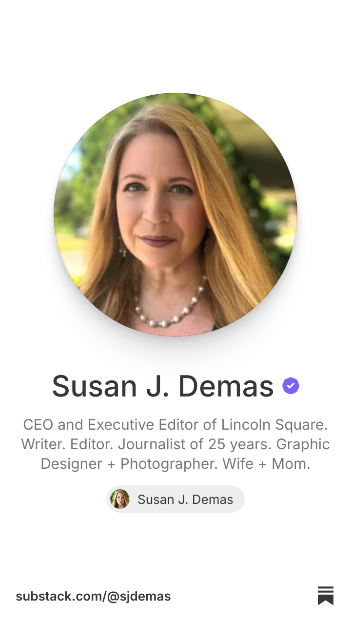 Susan J. Demas | Substack
