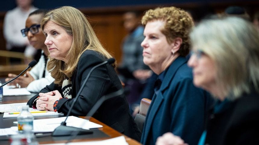 University of Pennsylvania President Liz Magill testifies during a House Education and Workforce Committee Hearing on December 5 in Washington, DC.